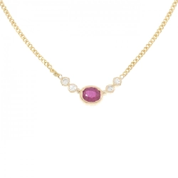 K18YG Nhẫn Ruby 0.56CT - Hàng hiệu Chính hãng