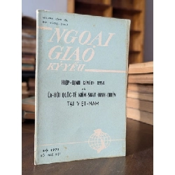 Ngoại giao kỷ yếu - bộ ngoại giao 522531
