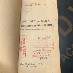 Phấu thuật cắt thần kinh X trong điều trị loét dạ dày, TÁ TRÀNG  598996