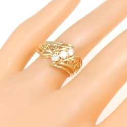 Nhẫn kim cương K18YG 0.30CT 673327