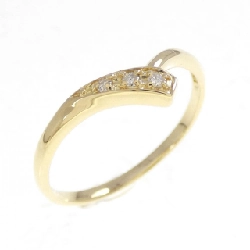 Nhẫn kim cương K18YG 0.03CT - Hàng hiệu Chính hãng