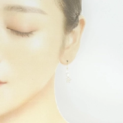 K18YG Bông tai hoa kim cương 0.20CT - Hàng hiệu Chính hãng 873137