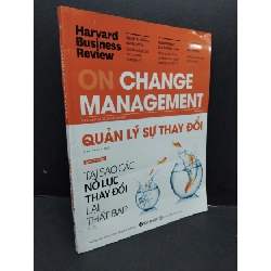 (TẶNG BOOKMARK) Quản lý sự thay đổi - Harvard Business Review mới 90% bẩn nhẹ 2019 RBK2809 John P. Kotter KỸ NĂNG