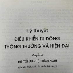 LÝ THUYẾT ĐIỀU KHIỂN TỰ ĐỘNG - HỆ TỐI ƯU,HỆ THÍCH NGHI 494043
