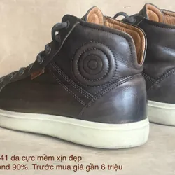 Giầy boots lửng hiệu ECCO size 41 da cực mềm