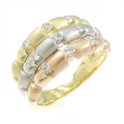 Nhẫn kim cương K18YG/PT900/K18PG 0.20CT