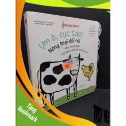 (TẶNG BOOKMARK) Sách âm thanh Ụm ò, cục tác ! Nông trại đói rồi mới 70% bẩn bìa, bìa cứng, ố nhẹ RBK2110 Wee Gallery MẸ VÀ BÉ