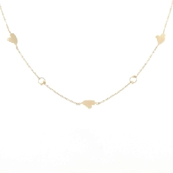 K18YG Dây chuyền hình trái tim - Hàng hiệu Chính hãng