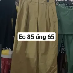Quần ống rộng bigsize eo 85 941245