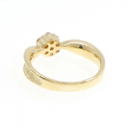 Nhẫn kim cương hoa K18YG 0.31CT 667448