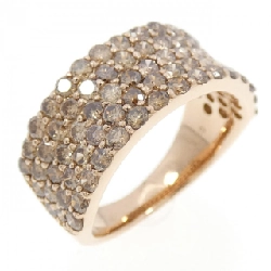 Nhẫn kim cương Pavé K18PG 2.20CT - Hàng hiệu Chính hãng