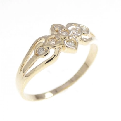 Nhẫn kim cương K18YG 0.08CT - Hàng hiệu Chính hãng