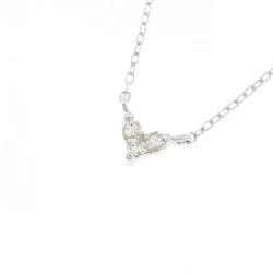 K10WG Dây chuyền kim cương hình trái tim 0.10CT - Hàng hiệu Chính hãng 865247