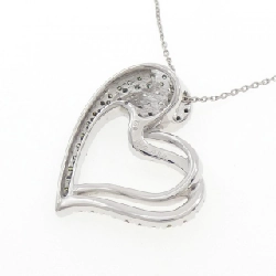 Dây chuyền kim cương hình trái tim 750WG/K18WG 0.18CT - Hàng hiệu Chính hãng 859628