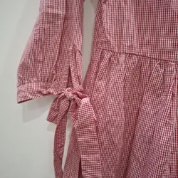 Váy dài tay caro nhí dạo phố đi làm 605120