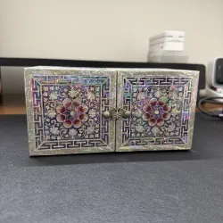 Hộp Đựng Trang Sức Phong Cách Hàn Quốc 4 Ngăn