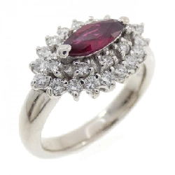 Nhẫn Ruby PT900 0.53CT