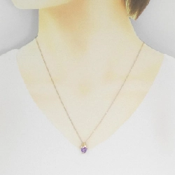 K18YG Mặt dây chuyền Amethyst 0.85CT - Hàng hiệu Chính hãng 861645