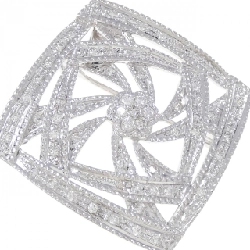 K18WG Kim cương Brooch 0.70CT - Hàng hiệu Chính hãng 872053