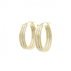 Bông tai 750YG/750WG - Hàng hiệu Authentic