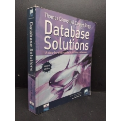 Database Solutions second edition mới 80% ố HCM2809 Connolly & Begg NGOẠI VĂN