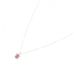 Dây chuyền ruby K18YG 0.09CT - Hàng hiệu chính hãng 863632