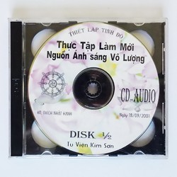 Bộ 02 Audio CD Thực tập làm mới nguồn Ánh sáng Vô lượng 71812