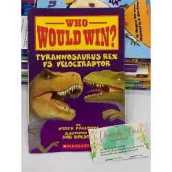 Tyrannosaurus Rex vs. Velociraptor – Jerry Pallotta