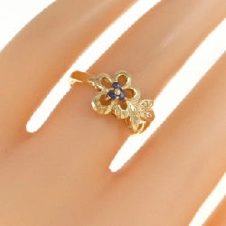 Nhẫn Sapphire K18YG hoa 671505