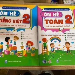 Sách ôn tập hè toán và tiếng Việt từ lớp 1 đến 5