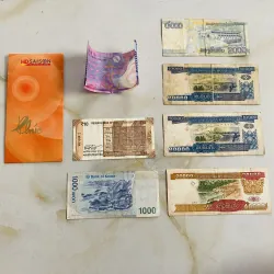 Combo 7 tờ tiền nước ngoài sưu tầm - Freeship  925929
