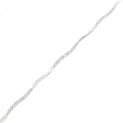 K18WG Vòng tay kim cương 0.20CT - Hàng hiệu Chính hãng