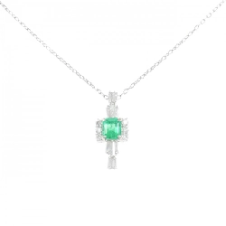 Dây chuyền ngọc lục bảo PT900/PT850 0.55CT - Hàng hiệu Chính hãng