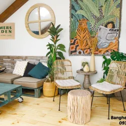 Ghế chân sắt mây 752676