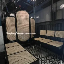 Bình phong mây tự nhiên kiểu đơn giản 1017930