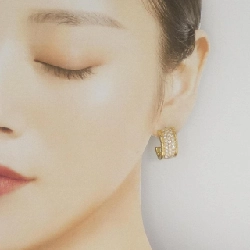 K18YG Pave Bông Tai Kim Cương - Hàng hiệu Chính hãng 872688