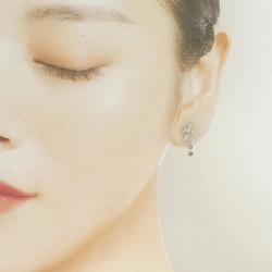 K18WG Bông tai kim cương 0.40CT - Hàng hiệu Chính hãng 873569