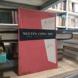 NGUYỄN CÔNG TRỨ - LUẬN ĐỀ - NGHIÊN CỨU - KHẢO LUẬN