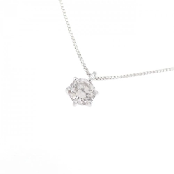 K18WG Solitaire Dây chuyền kim cương 0.15CT - Hàng hiệu Chính hãng 862690