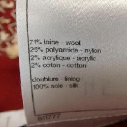 Áo khoác không cổ CHANEL P49462V36352 627842