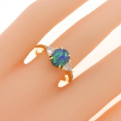 Nhẫn Opal Đen 750YG - Hàng hiệu Authentic 859007