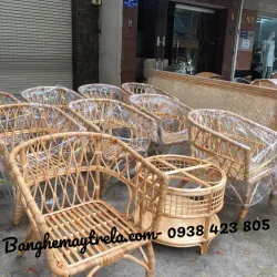Ghế sofa đơn mây vuông phòng ngủ 799312