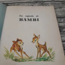 Sách truyện cổ tích màu khổ lớn tiếng Pháp- Waly Disney BLANCHE, BAMBI, CENDRILION in 1963 758693