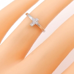 Nhẫn kim cương K18WG chéo 0.05CT - Hàng hiệu chính hãng 856147