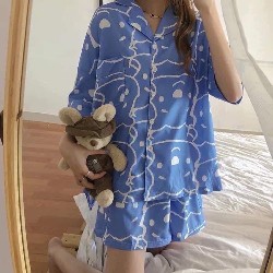 Combo 2 bộ đồ ngủ pijama nữ hoạt hình 82