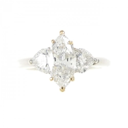 Nhẫn kim cương PT950/K20YG 1.003CT D SI2 cắt Marquise - Hàng hiệu Authentic 874177