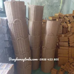 Giỏ mây nhựa tròn đựng đồ 706690