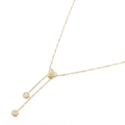 K18YG Dây chuyền kim cương hình trái tim - Hàng hiệu Authentic 857678