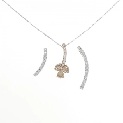 K18WG/K18PG 2WAY Dây chuyền kim cương 1.00CT - Hàng hiệu Chính hãng 865070