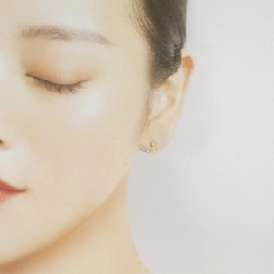 K18YG Bông tai kim cương 0.04CT - Hàng hiệu Chính hãng 873367